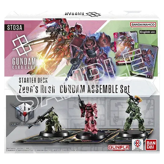 Gundam TCG Starter Deck Assemble ST03A Zeon’s Rush