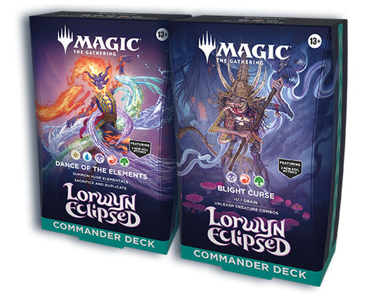 Magic The Gathering Lorwyn Eclipsed Commander Deck Bundle