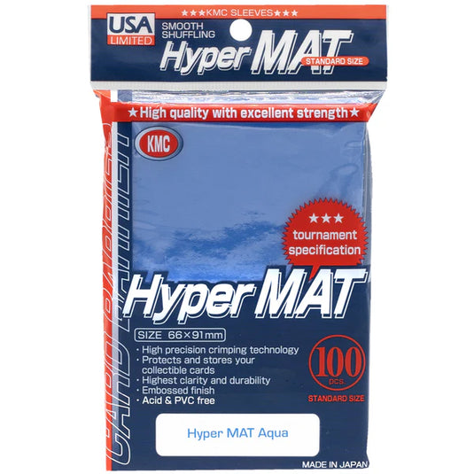 KMC Hyper Mat 100ct Aqua
