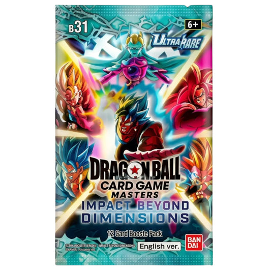 Dragon Ball Super Card Game Ultra-Bout Series B31 Impact Beyond Dimensions Booster Pack