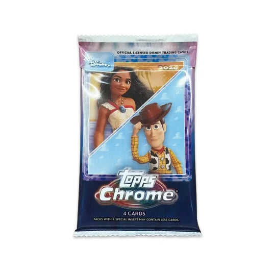 Topps Chrome Disney 2026 Value Box Booster Pack