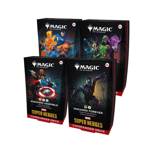 Magic The Gathering Marvel Super Heroes Commander Deck Bundel