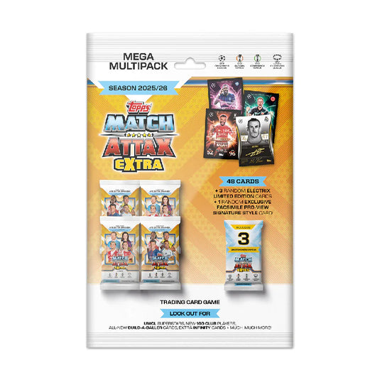 Topps UCC 2026 Match Attax Extra Stacked: UEFA Club Competitions Mega Multi Pack