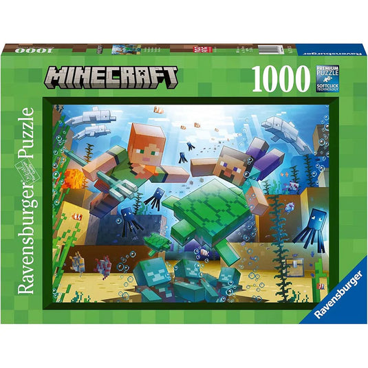 Ravensburger Rompecabezas Minecraft Mosaic 1000 Pza