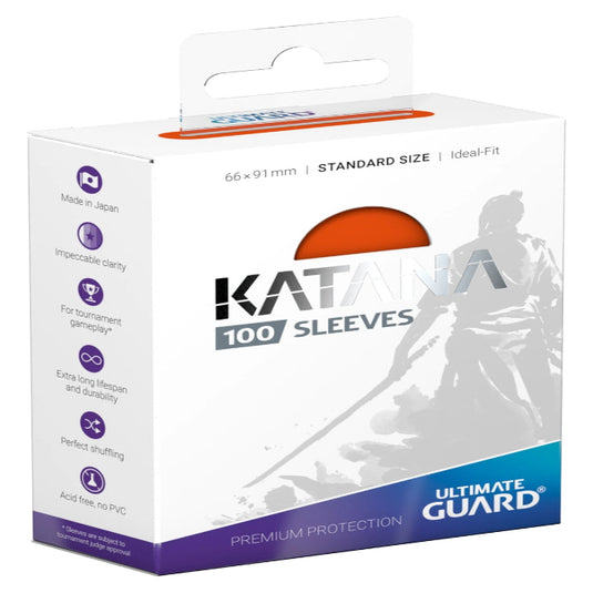 Katana Sleeves Standard Size Orange