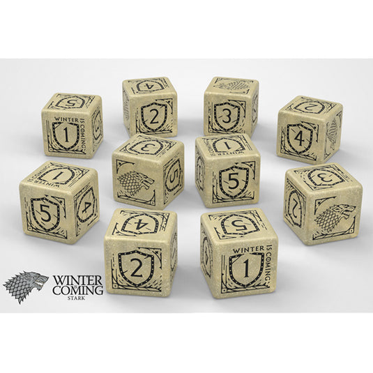 Game of Thrones: Stark Dice Set 10d6