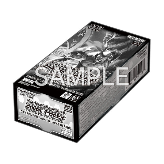 Digimon Card Game LM08 Limited Card Pack Final Crest 6 Packs