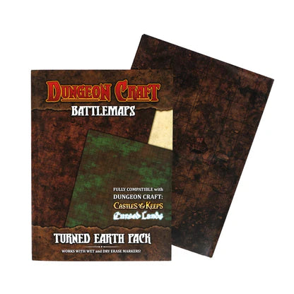 Dungeon Craft Turned Earth and Graveyard Battle Map for D&D and TTRPG