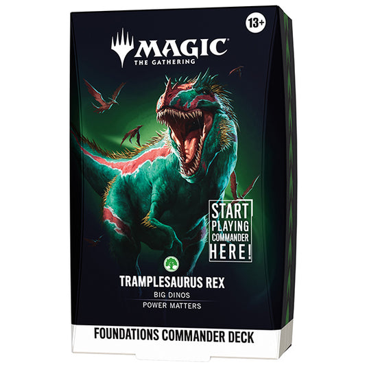 Magic The Gathering Foundations Starter Commander Deck Display
