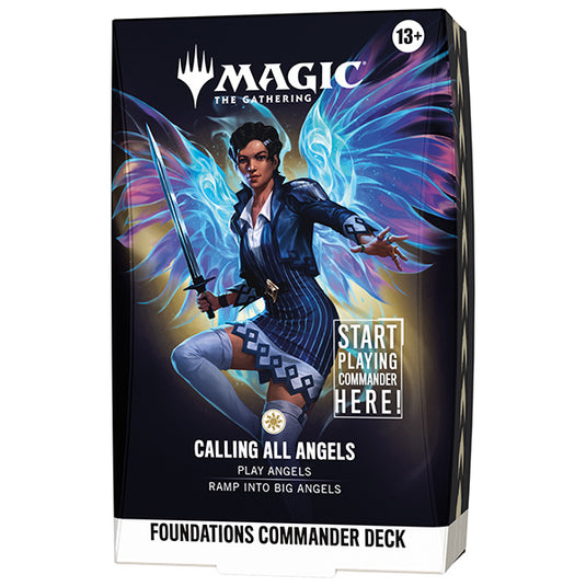 Magic The Gathering Foundations Starter Commander Deck Display