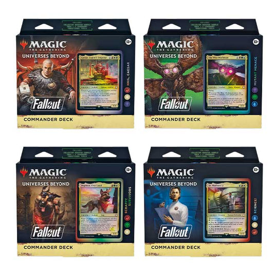 Magic the Gathering Universes Beyond Fallout Commander Deck (Español)