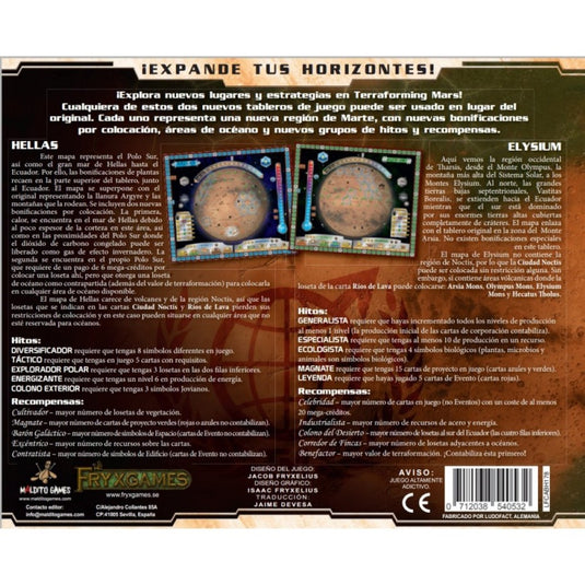 Terraforming Mars Hellas y Elysium