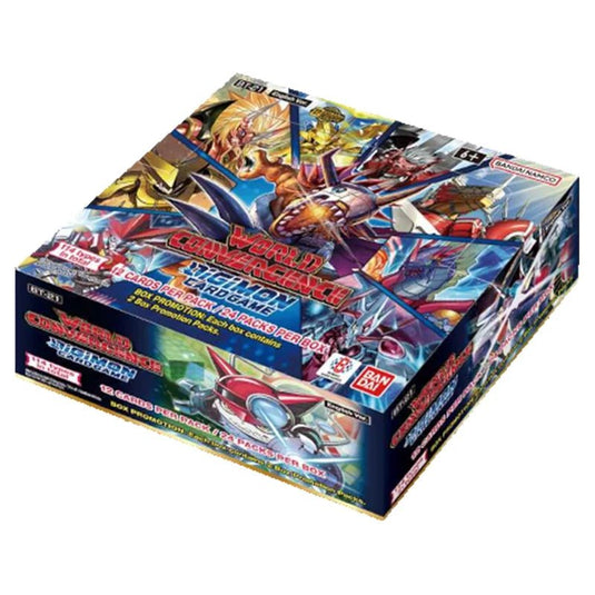 Digimon Card Game BT21 World Convergence Booster Box - Cartoncito Cards