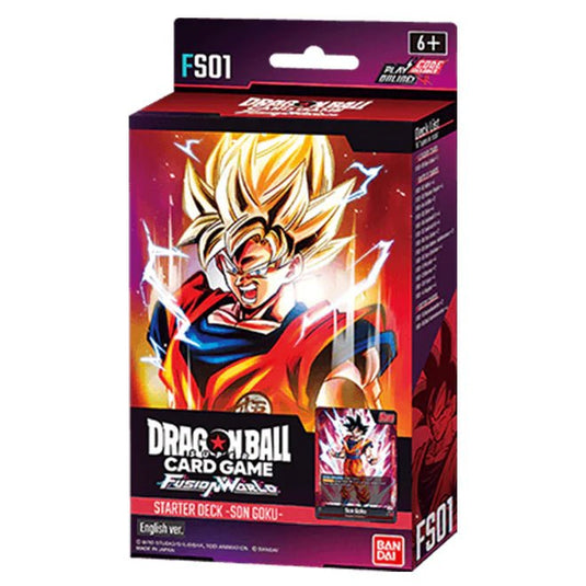Dragon Ball Super Card Game Starter Deck Fusion World Son Goku FS01 - Cartoncito Cards