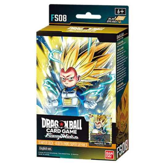 Dragon Ball Super Card Game Starter Deck Fusion World Vegeta (Mini) Super Saiyan 3 FS08 - Cartoncito Cards