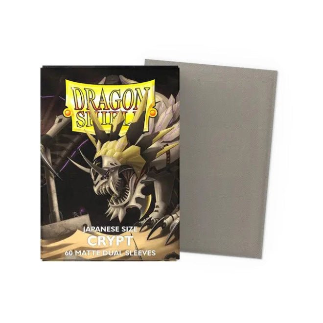 MTG Pokmon Small Size Sleeves Dragon Shield Dual Matte Mini Japanese Card Sleeves - Crypt Design, 60 Sleeves Per Pack, For 59x86mm Cards Dragon Shield Mini Card Sleeves MTG Pokmon Small Size Sleeves Dragon Shield Dual Matte Mini Japanese Card Sleeves - Crypt Design, 60 Sleeves Per Pack, For 59x86mm Cards Dragon Shield Mini Card Sleeves