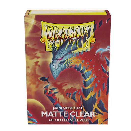 Dragon Shield Japanese Size Matte Clear Outer Sleeves - Cartoncito Cards