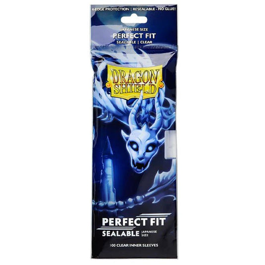 Dragon Shield Japanese Size Perfect Fit Sealable Inner Sleeves Clear Yama - Cartoncito Cards