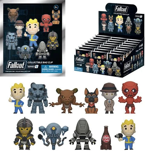 Fallout 3D Foam Bag Clip