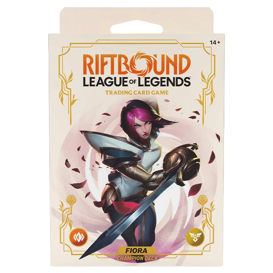 Riftbound League of Legends TCG Spiritforged Champion Deck Fiora