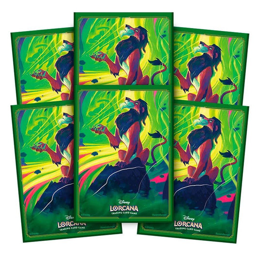 Fundas para cartas con Scar de Lorcana - Cartoncito Cards