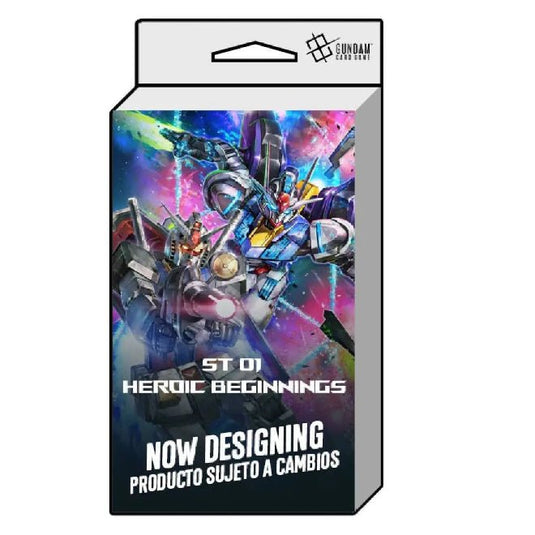 Gundam TCG Starter Deck ST01 Heroic Beginnings - Cartoncito Cards