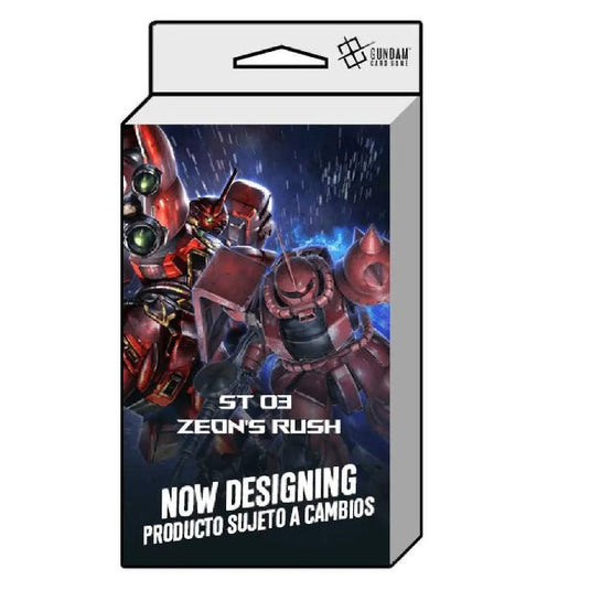 Gundam TCG Starter Deck ST03 Zeon’s Rush - Cartoncito Cards