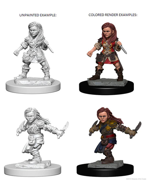 D&D Nolzur's Marvelous Unpainted Minis: W1 Female Halfling Rogue