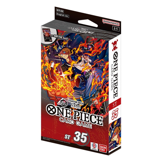 One Piece Card Game Starter Deck RED/BLACK Sabo ST-35