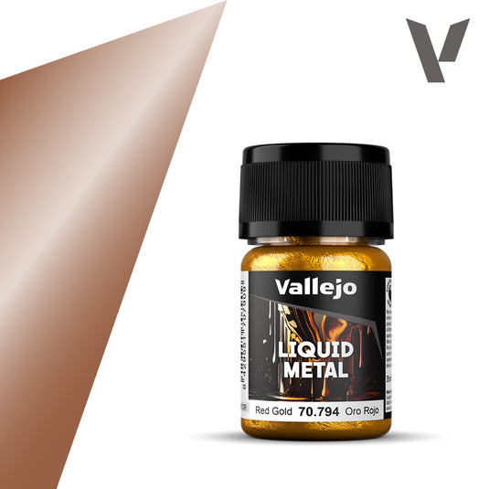 Vallejo Liquid Metal Oro Rojo 70.794