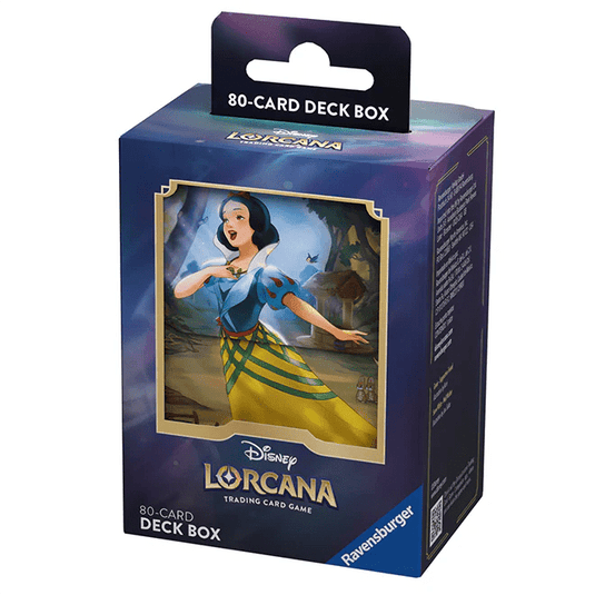 Lorcana Snow White Deck Box - Cartoncito Cards