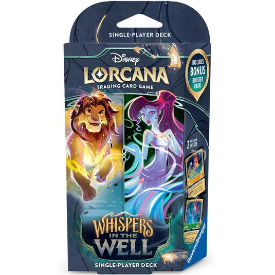 Disney Lorcana Whispers in the Well Starter Deck Simba & Megara