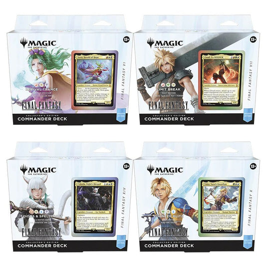 Magic The Gathering Universes Beyond Final Fantasy Collector's Edition Commander Decks - Cartoncito Cards