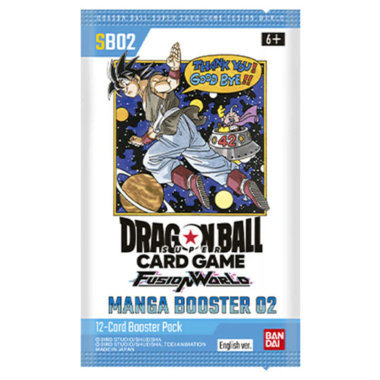 Dragon Ball Super Card Game Fusion World SB02 Manga Booster Booster Box