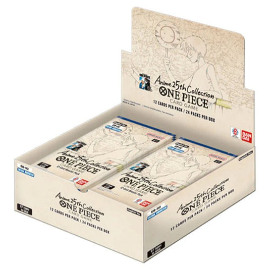 One Piece Card Game EB02 Anime 25th Collection Booster Box - Cartoncito Cards