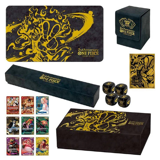 One Piece Card Game Japanese 2nd Anniversary Set - Cartoncito Cards
