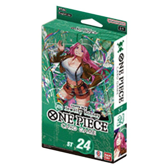 One Piece Card Game Starter Deck Green Jewelry Bonney ST - 24 - Cartoncito Cards