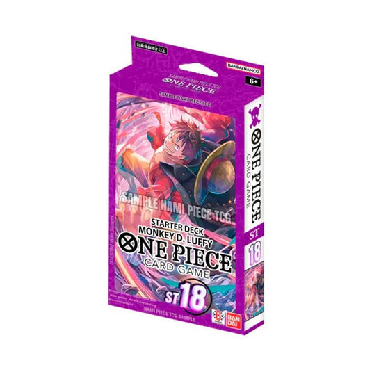 One Piece Card Game Starter Deck Purple Monkey.D.Luffy ST - 18 - Cartoncito Cards
