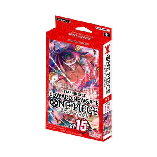 One Piece Card Game Starter Deck Red Edward.Newgate ST - 15 - Cartoncito Cards