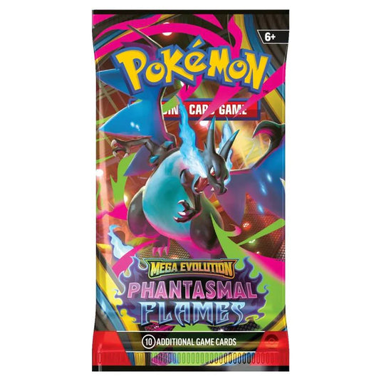Pokemon Mega Evolution Phantasmal Flames Booster Pack