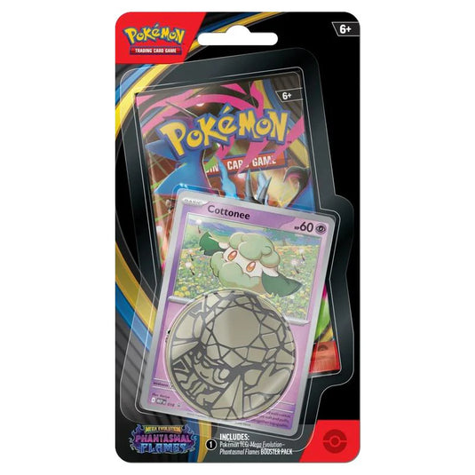 Pokemon Mega Evolution Phantasmal Flames Checklane Blister Cottonee