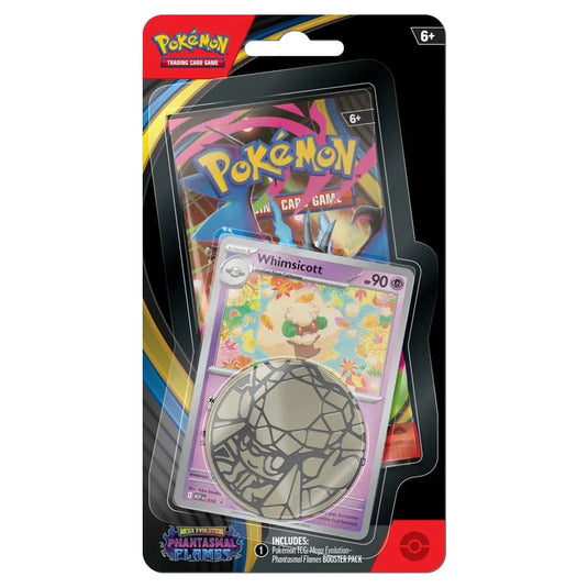 Pokemon Mega Evolution Phantasmal Flames Checklane Blister Whimsicott