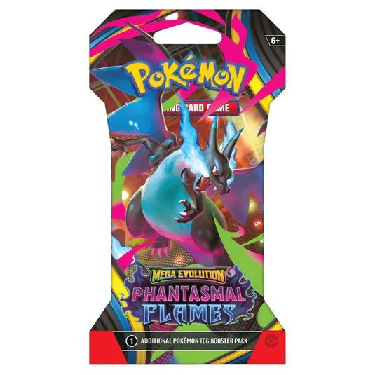 Pokemon Mega Evolution Phantasmal Flames Sleeved Booster Pack