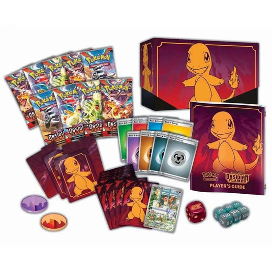 Pokemon Scarlet & Violet Obsidian Flames Elite Trainer Box - Cartoncito Cards