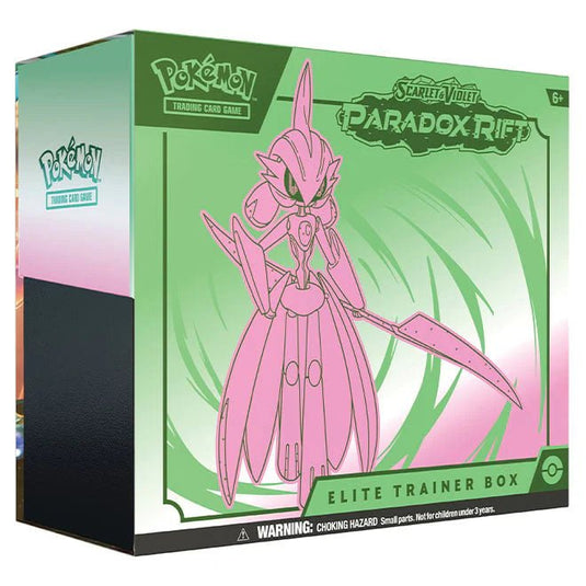 Pokemon Scarlet & Violet Paradox Rift Elite Trainer Box Iron Valiant - Cartoncito Cards