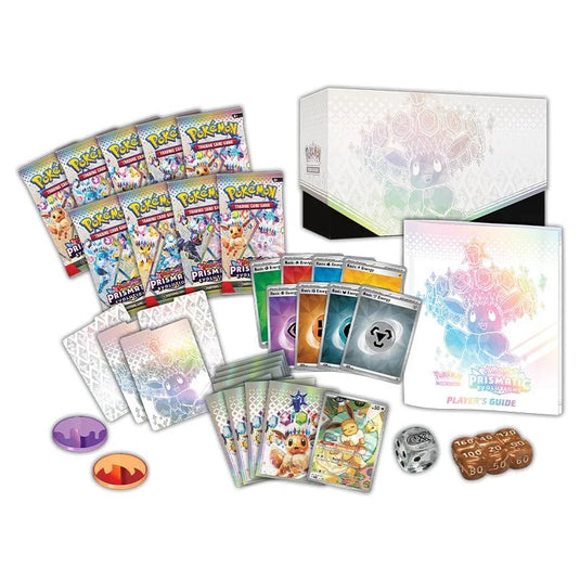Pokemon Scarlet & Violet Prismatic Evolutions Elite Trainer Box - Cartoncito Cards
