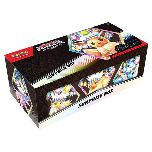 Pokemon Scarlet & Violet Prismatic Evolutions Surprise Box - Cartoncito Cards