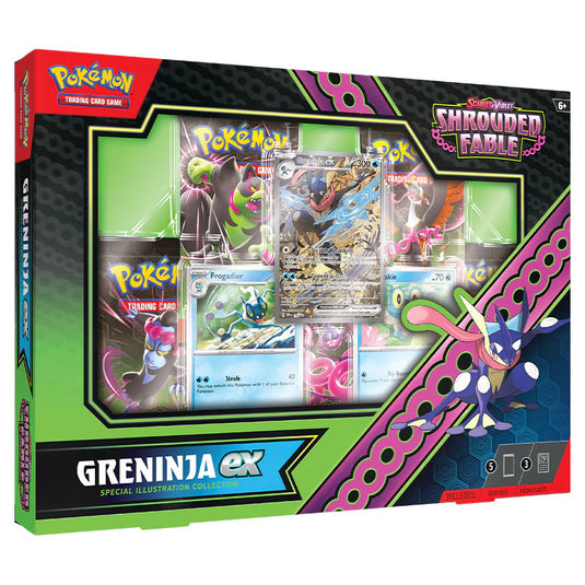 Pokemon Scarlet & Violet Shrouded Fable Greninja ex Box (Español)