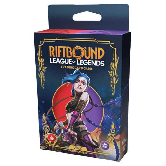 Riftbound League of Legends TCG Origins Champion Deck Jinx - Cartoncito Cards