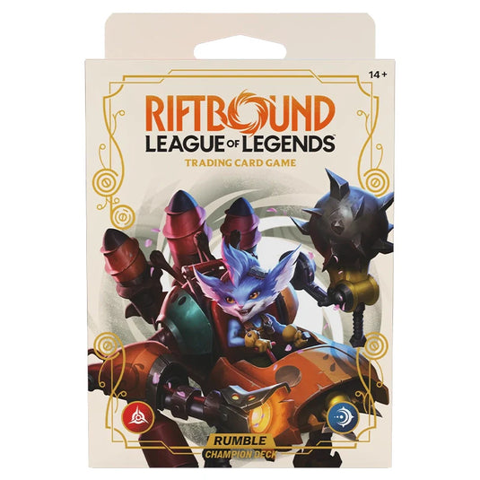 Riftbound League of Legends TCG Spiritforged Champion Deck Rumble